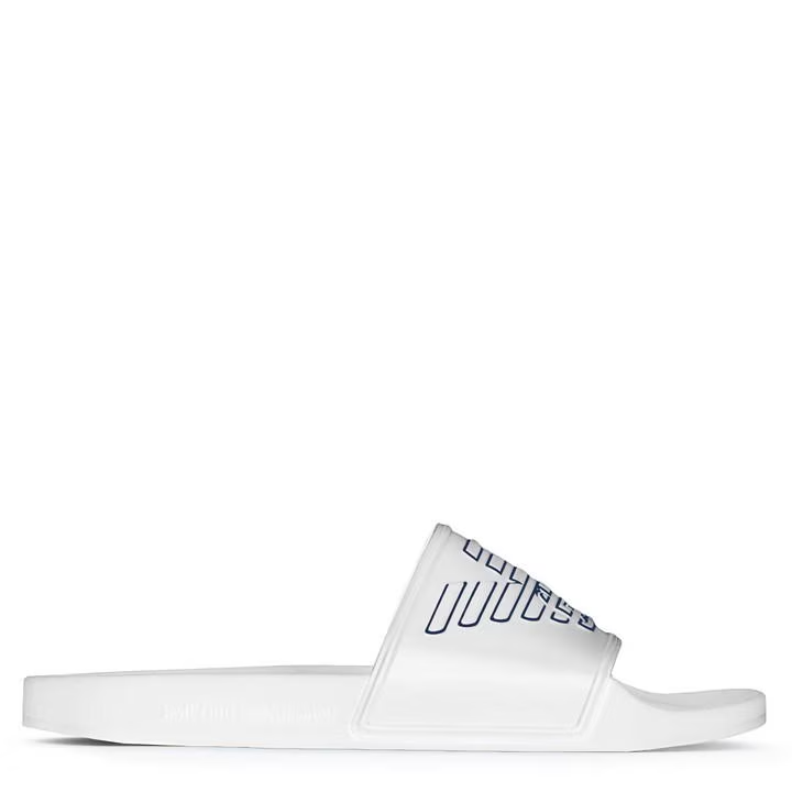 Emporio Armani Eagle Logo White Sliders Sandals Slides Size