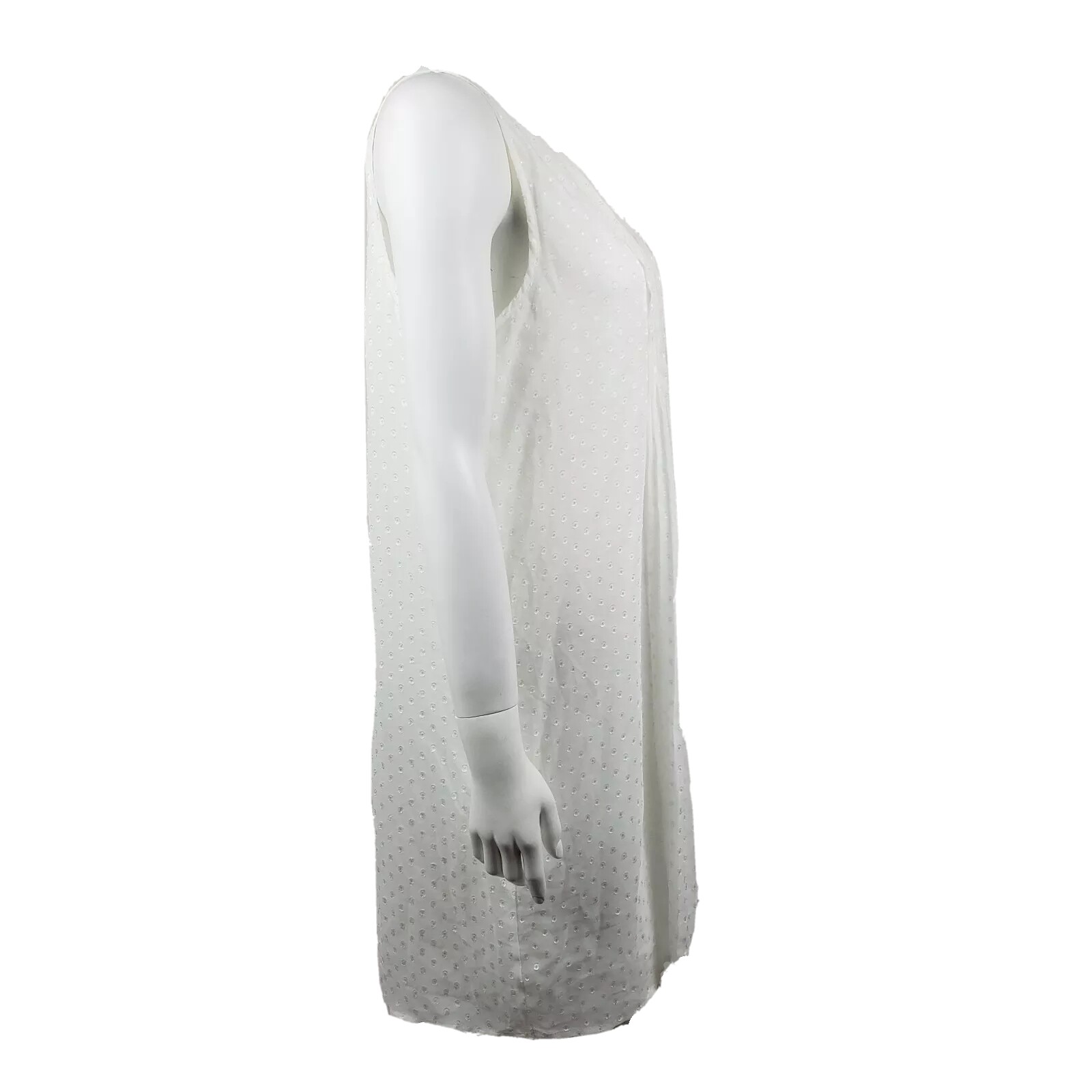 DANIEL RAINN Solid White Textured Circles Sleevel… - image 5