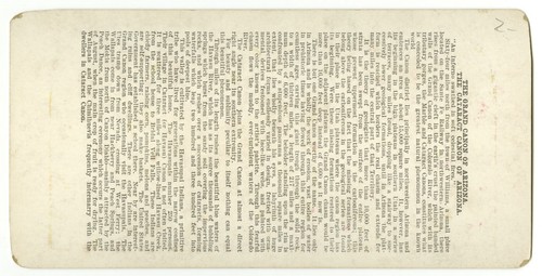 Grand Canyon, Arizona stereo view of sidewall Topocoba Trail, before 1910 - Picture 2 of 2