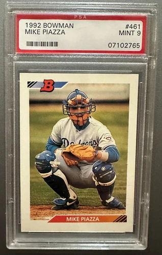 1992 Bowman Mike Piazza RC #461 Dodgers PSA 9 MINT