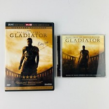 Gladiator Signature Selection Two-Disc Collectors Edition DVD  CD Soundtrack