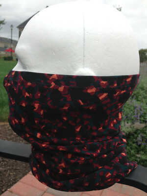  Face shield Neck Gaiter face mask Buff Face covering Black color