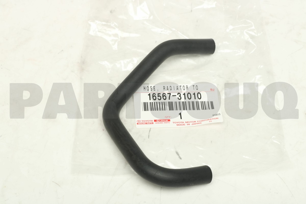 1656731010 Genuine Toyota HOSE(FOR RADIATOR RESERVE TANK