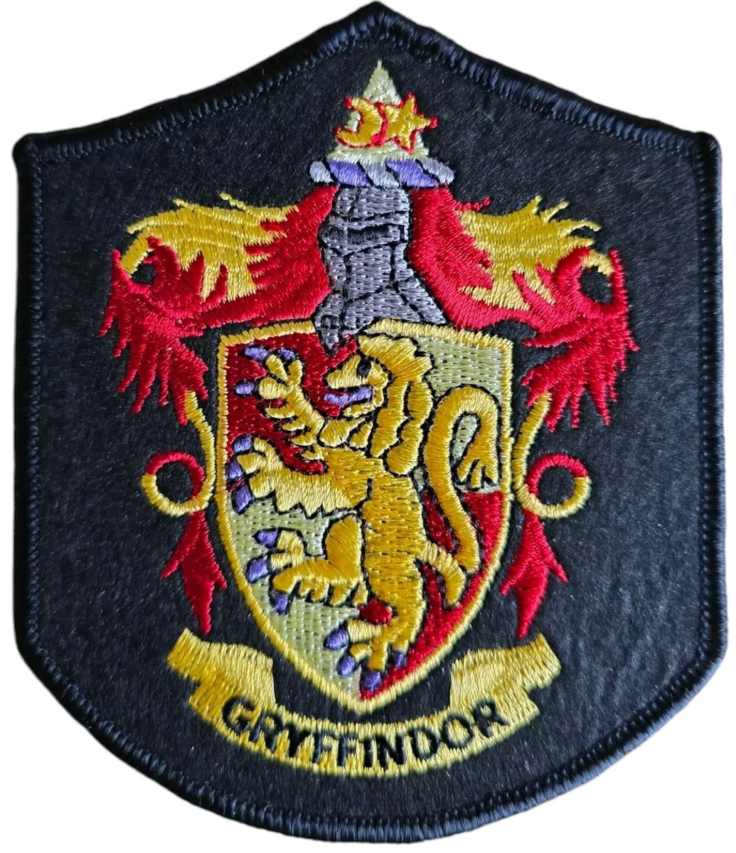 Patch Ricamato Harry Potter – Scegli La Tua Casa: Grifondoro, Serpeverde, Tassorosso, Corvonero