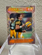 Brett Favre Orange Clear Shots!!! 2020 Panini Illusions! Rare Insert! Mint! #12