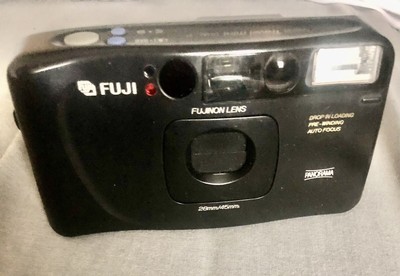 [Neuwertig] Japan Fuji ''Cardia Travel Mini Dual P'' Date Kamera Weitwinkelobjektiv 28mm +45mm