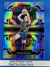 2024 #61 Maddy Siegrist Panini WNBA Select Concourse Silver Prizm Wings
