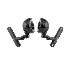 Letric Lighting Co. LLC-PLB-BB-E 4.5 in. Passing Lamps with Brackets - Black