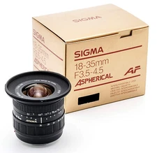 Sigma 18-35mm f/3.5-4.5 AF Aspherical Lens for Sony A Mount Cameras