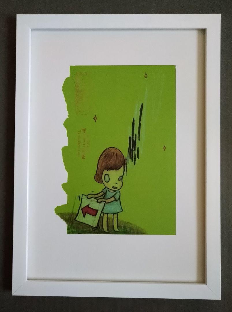 Yoshitomo Nara Print Framed 2005 Drawing File Official Poster | eBay