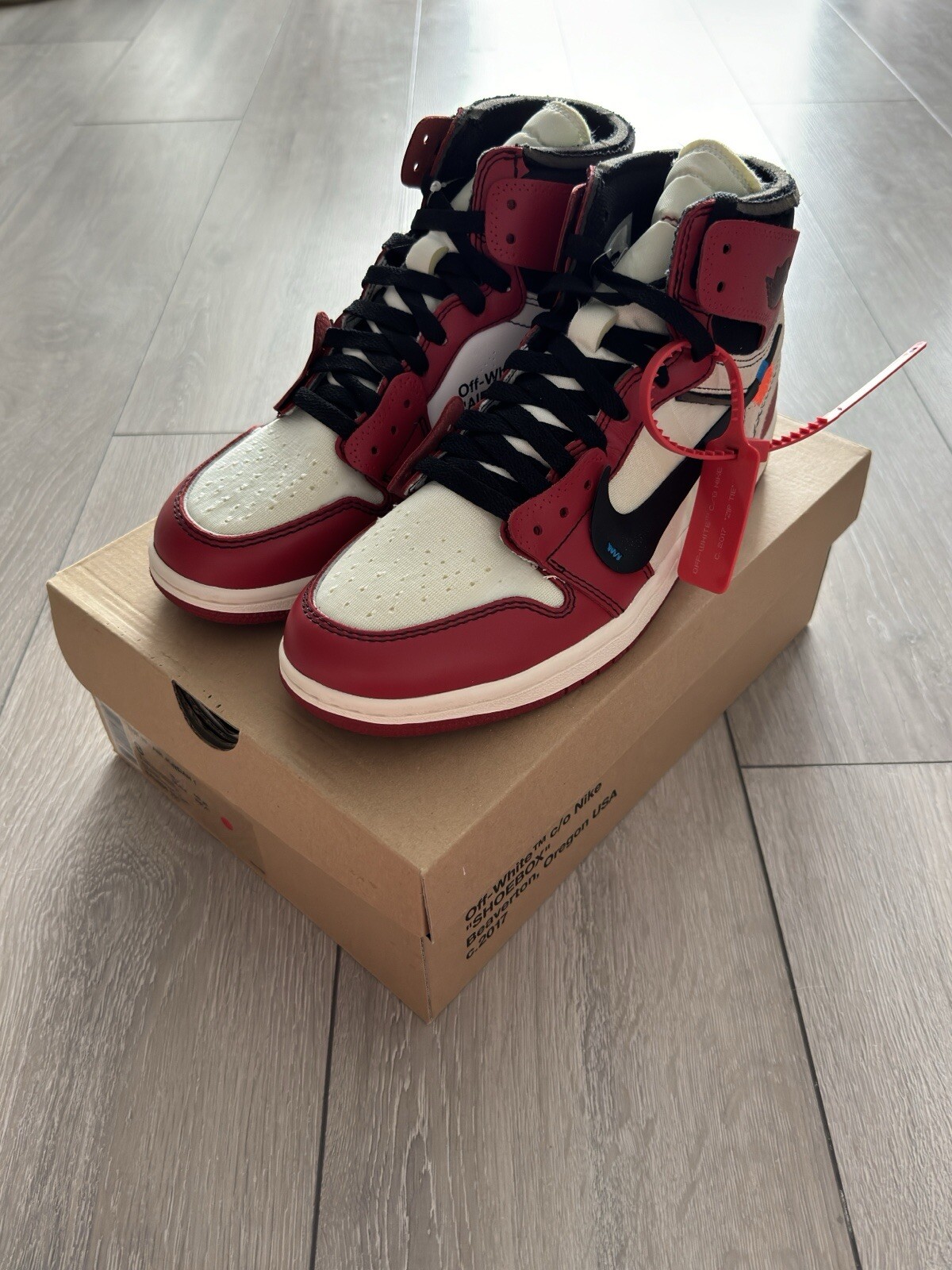 OFF WHITE X NIKE ✅ Nuovissime Nike Jordan 1 Retro High OG x Off White Chicago UK7 US8 EU41