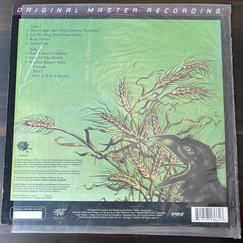 Grateful Dead Wake Of The Flood MFSL Vinyl LP Ltd Ed No. XXXX TOP COPY M- RARE!! - Foto 2 di 2