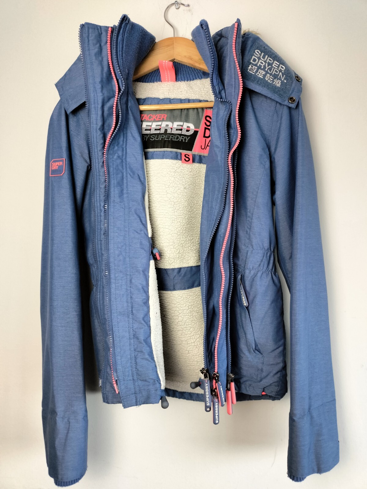 Superdry Engineered Wind Attacker Blue Hooded Jac… - image 7