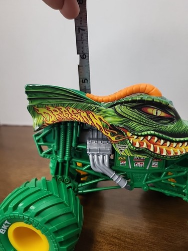 Monster Truck Hot Wheel Monster Jam Large Size Die Cast 1:24 Dragon See Pics - Picture 7 of 7