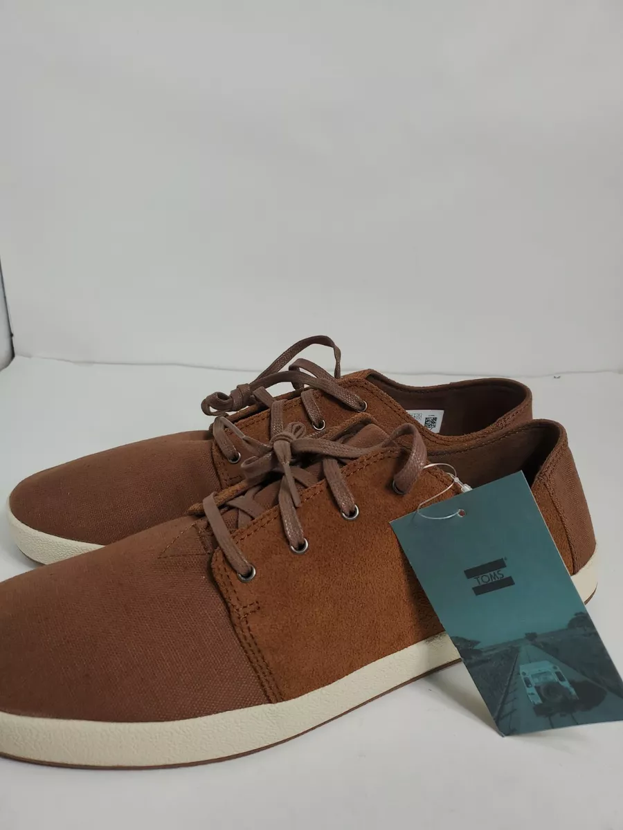 Toms mens Men Payton Bark Oiled Suede Cotton With Or Without Laces