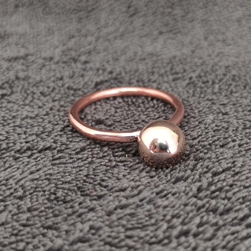 Red Copper Meditation Statement Pure Copper Band Ring Jewelry All Size SJ1012 - Picture 3 of 3