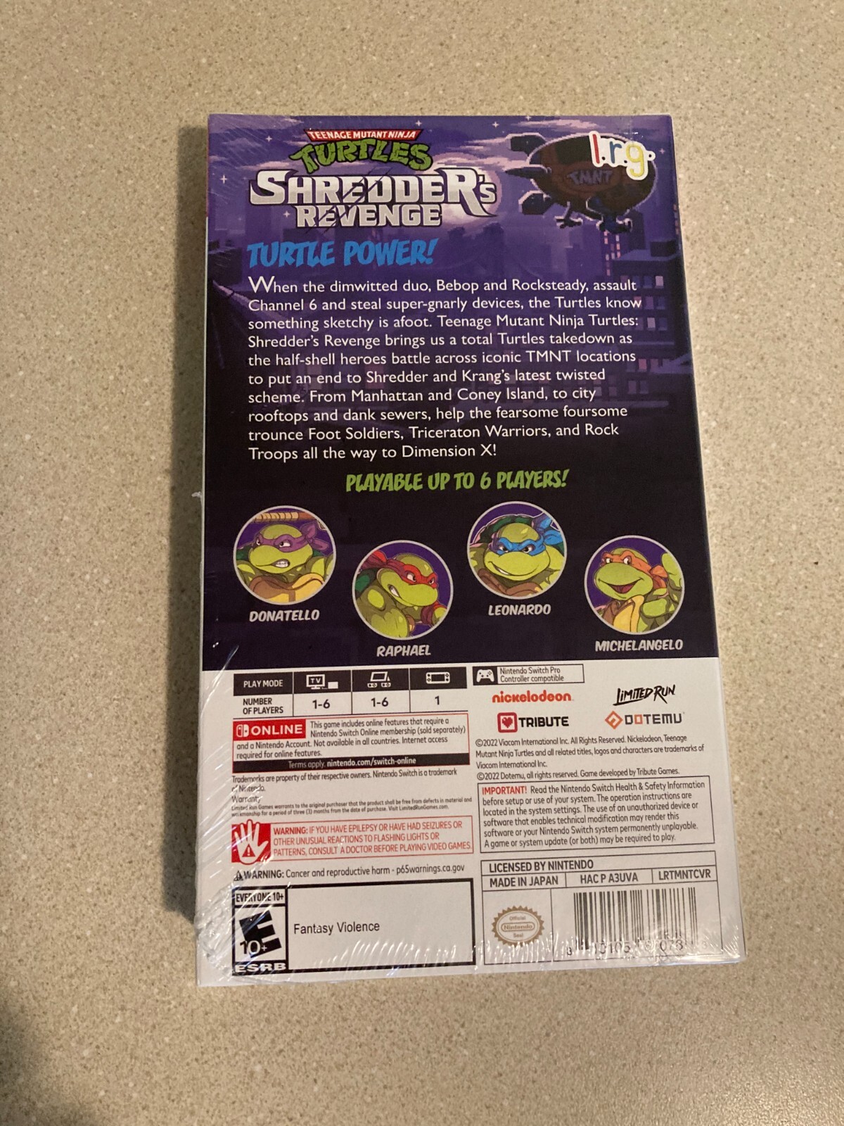TMNT Shredder's Revenge Classic Edition Nintendo Switch eBay