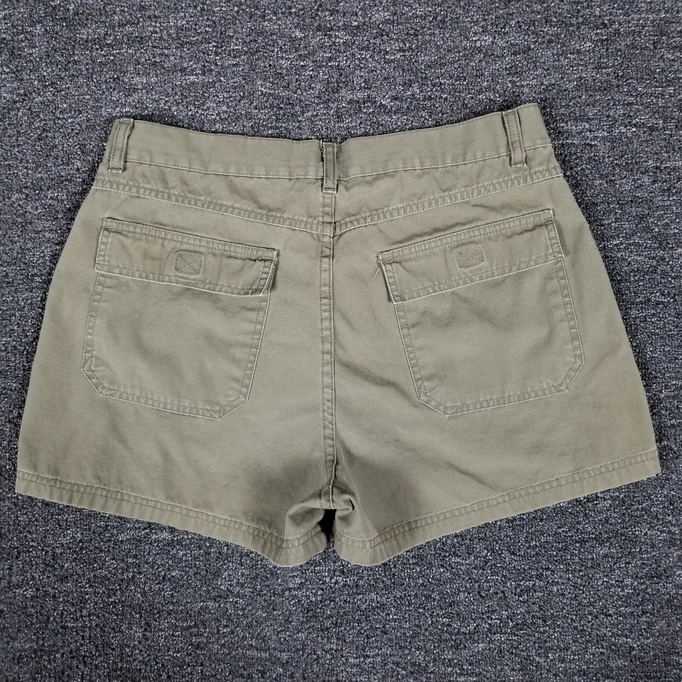 Pantalones Cortos Xhilaration Mujer Junior 11 Verde Informal Chino Tiro Alto 32x3 Foto 3 de 4