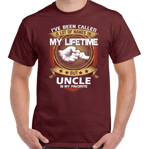FATHER'S DAY T-SHIRT, Uncle is My Favourite Mens Funny Tee Top Gift Present - Picture 20 of 24