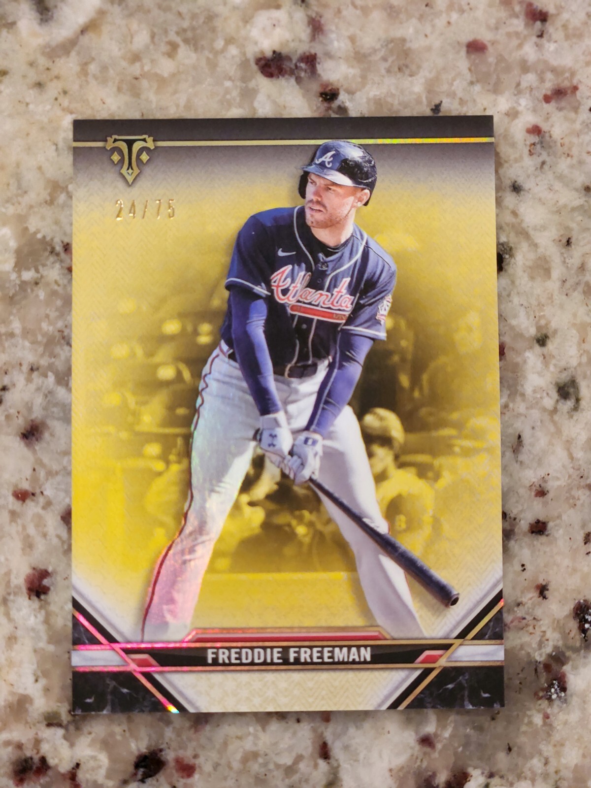 2021 Topps Triple Threads Citrine /75 Freddie Freeman #99
