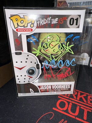 AUTOGRAPHED Funko POP! Ari Lehman Jason Voorhees Drowning Sketch