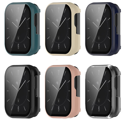 PC+Tempered Film Integrated Protective Shell Case for OPPO Watch SE