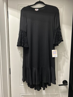lularoe lace dress LuLaRoe Deanne 2-Embroidered Lace overlay dress