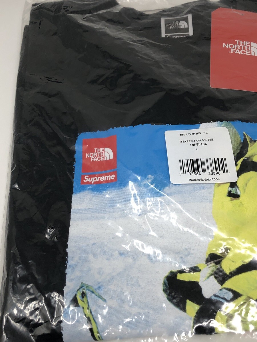 Supreme The North Face TNF Photo Tee Tshirt Large L Black Supreme The North Face TNF Photo Tee Tshirt Large L Black