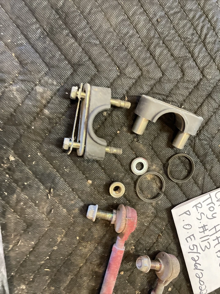 Yamaha champ 100 1987 poste de dirección juego de tirantes de dirección Foto 3 de 4