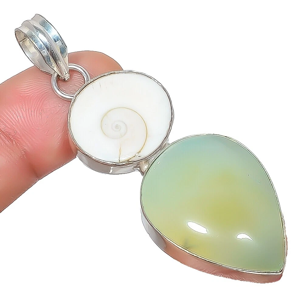 Chalcedony Shell Beauty Fashion Necklaces & Pendants