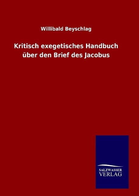 Thumbnail - Kritisch Exegetisches Handbuch Über Den Brief Des Jacobus | Buch |