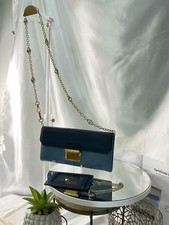 Authentic Miu Miu Wallet EUC- Blue with COA and unbranded chain