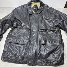 Vintage Marc New York Leather Jacket 90s Men ...