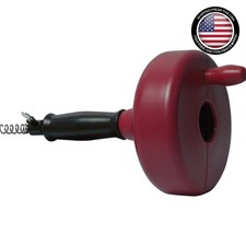 High-Tensile 25ft Drain Pipe Auger for Small to Medium Household Drainages