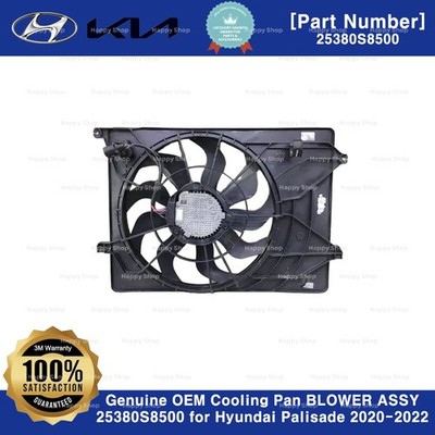 Genuine OEM Cooling Pan BLOWER ASSY 25380S8500 for Hyundai Palisade 2020-2022