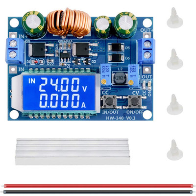Buck Boost Converter Anzeige, DC-DC Power Converter Automatischer Step Up/Down, 