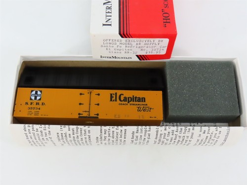 Kit de suministro escala HO InterMountain/Longs modelo RR SFRD El Capitan Reefer #35734 | Condition: Used