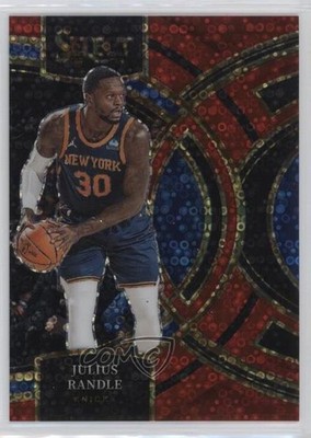 2023 Panini Select Premier Level Red Disco Prizm 39/49 Julius Randle #155 04fu