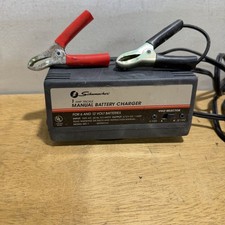 Schumacher 1 Amp Battery Charger Mc-1 Motorcycle Atv Lawn Tractor 6 12 Volt