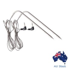 2x High Temperature Meat Probe For Kitchen BBQ Pit Boss Most Wood Pellet Grills