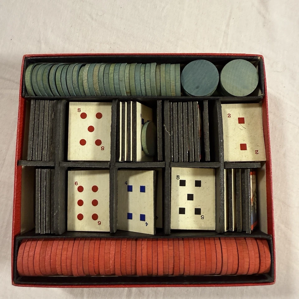 De colección Kitty Keeno Cadaco-Ellis Juego Dados Fichas Juego Piezas Completo 1939 Foto 3 de 3