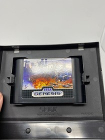 Sega Genesis Super Thunder Blade 1989 Complete in Box with Manual - Tested Works