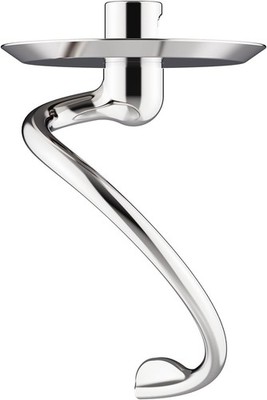 Edelstahl SpiralKnethaken für KitchenAid Zubehör, Knethaken für KitchenAid 4,5-5