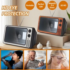 Portable Mobile Cell Phone Video Screen Magnifier 3D HD Amplifier Stand