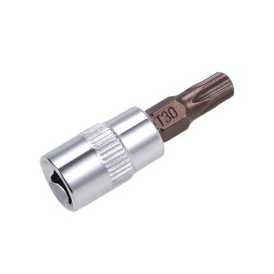 1/4''Drive Bit Socket Torx T30 S2 Steel 38mm Length 5Pcs