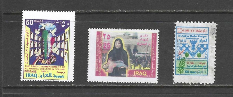 Iraq, 3 stamps, Middle East