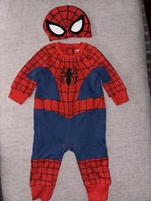 Disney Baby Spiderman Costume Size 3-6 Months Jumpsuit