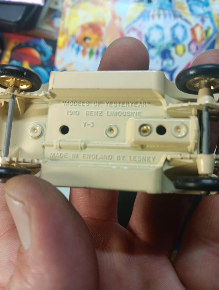 1968 Lesney Products Matchbox Series #Y-3 1910 Benz Limousine New in Box (501205 - Image 4 of 4