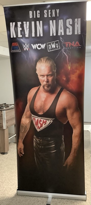 Big Time Collectibles Retractable Portable Banner System w/ Carrying Case