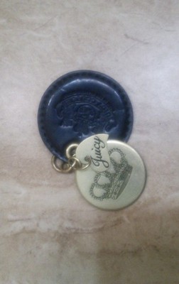 Vintage Y2K 2000s Juicy Couture Small Keychain Charm Crown